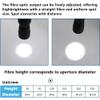 20W Fiber Optic Microscope Illuminators, Dual Gooseneck LED Lights Source, Angle & Brightness Adjustable, for Stereo Zoom Microscopio,PCB Repair view 4