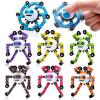 ASIOWELY 7 PCS Travel Toys Transformable Fidget Spinners Toys for Kids and Adults Sensory Toy for Boys Teens Stress Relief Autism ADHD Cool Road Trip Travel Essential Birthdays Gifts for Party Favors view 1