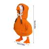 7 Inch Desk Goose Outfit Hoodie Magnetic Tabletop Decor Key Holder Costume Accessory for Home Office Desk Decorations (Blue) view 2