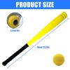 BELOWSYALER Soft Sponge Baseball Bat, Baseball Bat Stick with Baseball, Foam Baseball Bat Baseball Bat Rounder Set view 4