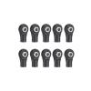 1/10 RC Crawler Car Plastic Rod Ends Set Ball Joint 10pcs M3 Parts Accessories for Axial SCX10 for Traxxas TRX4 confident(Straight Short 10pcs) view 1