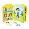 Girls Fashion Sticker Album  Reusable Dress-Up Scenes, Skill-Building Play Pages, Colorful Outfit Matching Set | Early Learning Toy Car Travel Fun Classroom Home Playtime view 1