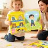 Girls Fashion Sticker Album  Reusable Dress-Up Scenes, Skill-Building Play Pages, Colorful Outfit Matching Set | Early Learning Toy Car Travel Fun Classroom Home Playtime view 2