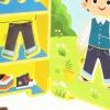 Girls Fashion Sticker Album  Reusable Dress-Up Scenes, Skill-Building Play Pages, Colorful Outfit Matching Set | Early Learning Toy Car Travel Fun Classroom Home Playtime view 3