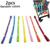 2pc Baby Stroller Strap Adjustable Toys Hanger Straps/Baby Cup Strap/Infant Drop-Resistant Buckle for Stroller Pram (Random Color) view 2