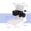 20W LED Fiber Optic Microscope with Dual Gooseneck, Adjustable Brightness & Aperture, 6000K Color Temperature,for Stereo Zoom Microscopy view 4