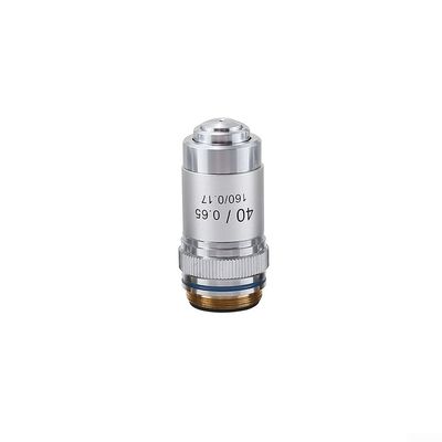 Achromatic Objective Lens For Biological Microscopes Featuring Magnifications From 4X To 100X And Standard RMS Thread(40X)