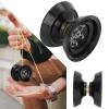 Luocute Unresponsive Yoyo, Professional Aluminum Alloy Yo Yo Ball with Powerful Rotation and Excellent Stability for Kids, Adults, Competition and Training (Black) view 2