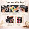 20 Sets Vbs 2026 Christian Cross Crafts Bulk Illumination Themed Paper Lanterns Jesus Is the Light Religious Suncatcher Sunday School Vbs Crafts for Church Christian Party Favor (Black Cross) view 3