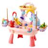 TUVBPK 2027 Upgraded Toddler Sand Water Table Toy with Electric Water Pump, Kids Sand Water with Faucet/Play Food Accessories/Fishing Toy, Kitchen Play Sink Toys for Girl Boy Age 3+ (Pink) view 1