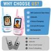 Lapare Kids Video Walkie Talkies, 2-Way Rechargeable Walkie Talkies with Screen, HD Real-time Video Outdoor Toys for Toddlers, for Girls 3 4 5 6 7 8+ view 2