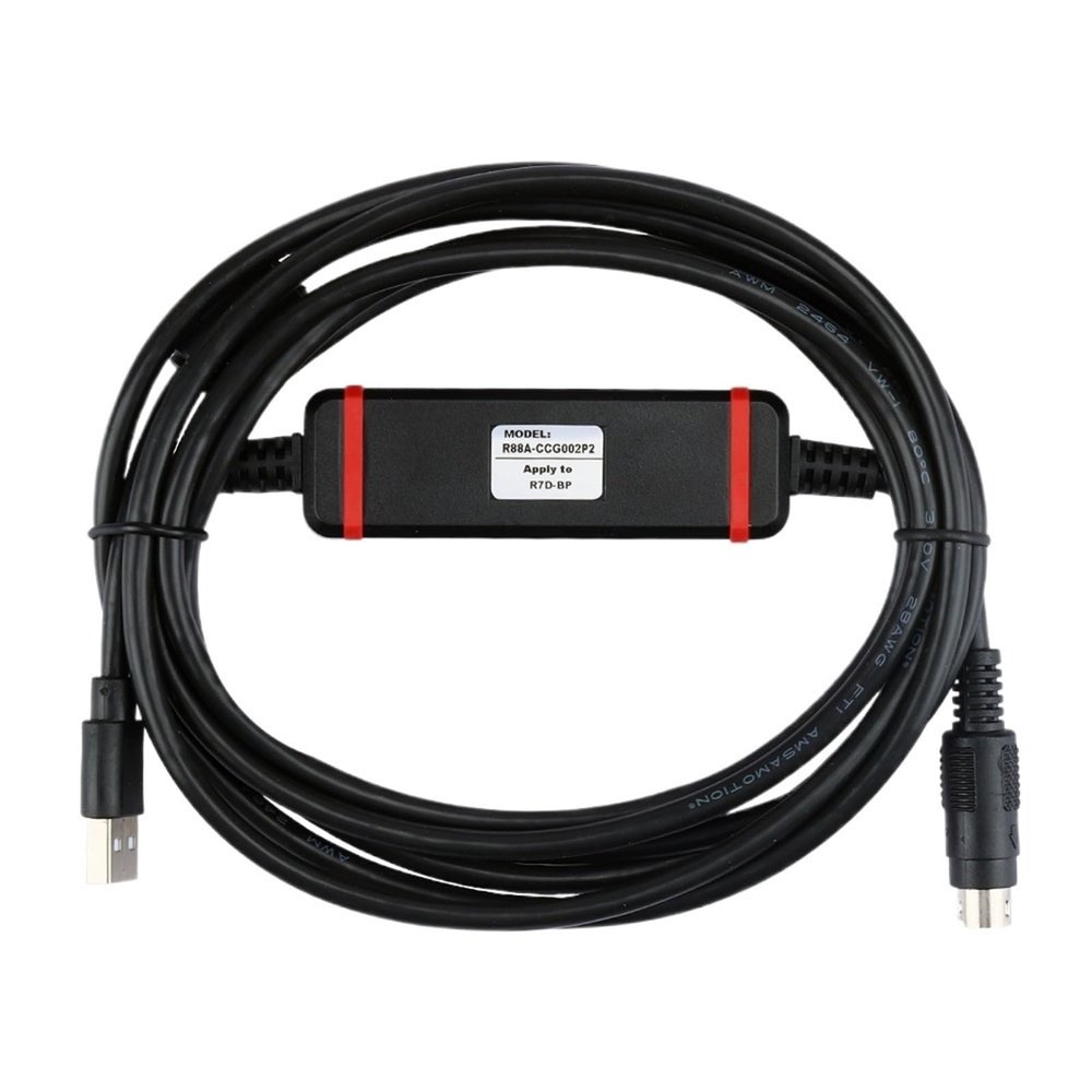 BGPHQLHOD USB-R88A-CCG002P2 Suitable for R88D R7D-BP Servo Debugging Download Cable