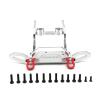 Rc Bumper Parts For Mjx H12Y + 1/12 Metal Upgrade Parts Front Bumper RC Remote Control Car Modified Replacement Accessories Replace(Silver) view 1