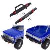Rc Bumper Parts For Trx-4m K10 1/18 Aluminum Anti Collision Bumper W Tow Hook RC Crawler Car Upgrade Parts Accessories Replacement(1 Set) view 2