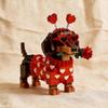 2026 ValentineS Day Exclusive Dachshund Brick Set,Fun 3D DIY Dog Building Blocks Toy,Ideal Gift for Valentine's Day,Gifts for Puppy Lovers (Dachshund) view 3