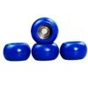 Professional 6-Layer Bamboo Fingerboard Mini Skateboard Complete100x33mm Deck +Axle Washers 34mm Silvery Trucks | Old School 20th Anniversary Edition Blue Ball Wheels view 2