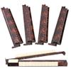 Tortoise Shell Acrylic Mahjong Rack Set, Mahjong Racks with Pushers, Majiang Tile Holder Acrylic Mahjong Racks Accessories (4pcs) view 1