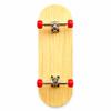 Professional 6-Layer Bamboo Fingerboard Mini Skateboard Complete100x33mm Deck +Axle Washers 34mm Silvery Trucks | Old School 20th Anniversary Edition Red Wheels view 1