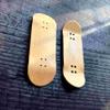 Professional Handmade Bamboo Fingerboard - 33mm 6-Ply Wooden Deck, 20th Anniversary Edition Vintage Mini Skateboard, Pro 34mm Silver Trucks & Beige II Bearing Wheels view 4