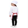 Moily Toddler Kids Chef Apron And Hat with Overseeleves 3 Pcs Children Cooking Baking Set White 9-10 Years view 2