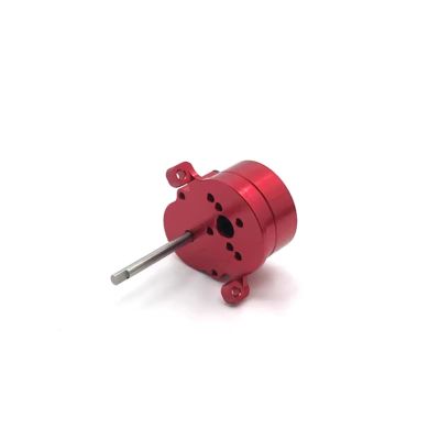 RC Cars Parts For WPL D12 1/10 Metal Steel Mid Gearbox Upgrade Or Repair Replacement Parts(Red)