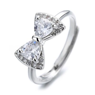 Niche Bow Ring with Open Setting 6