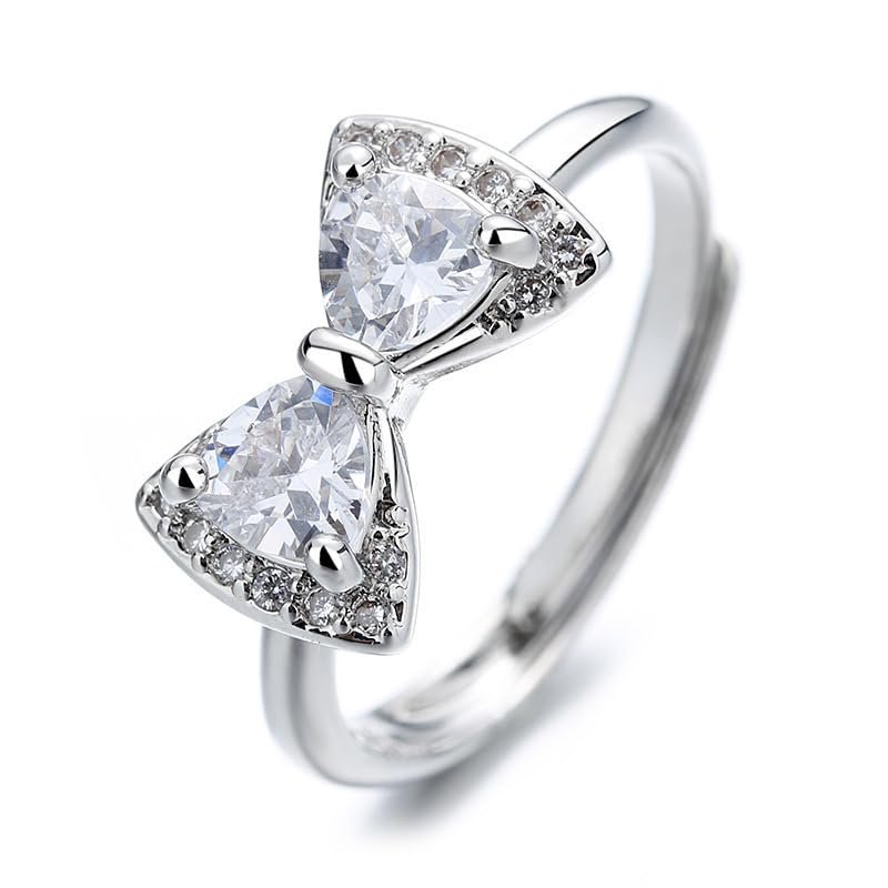 Niche Bow Ring with Open Setting 6