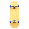 Professional 6-Layer Bamboo Fingerboard Mini Skateboard Complete100x33mm Deck +Axle Washers 34mm Silvery Trucks | Old School 20th Anniversary Edition Blue Wheels view 1