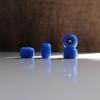 Professional 6-Layer Bamboo Fingerboard Mini Skateboard Complete100x33mm Deck +Axle Washers 34mm Silvery Trucks | Old School 20th Anniversary Edition Blue Wheels view 2