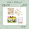 Modern Sprout Magical Minds Garden Kit - Seed Starter Kit for Kids w/Wooden Figurines, Wildflowers, Edible Plant Seeds & Crafting Fun - Kids Gardening Set for Learning & Play, Perfect Gardening Gift view 2