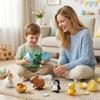 Keyrose 2026 New 4 PCS Wind Up Surprise Eggs, Animal Hatching Surprise Egg Toy, Easters Latest Gift, Boom Easter Eggs That Pop Open to Walking Dinosaurs, Penguin, Duck, Capybara view 3