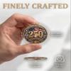 1776-2026 America 250th Anniversary Commemorative Challenge Coin, Patriotic Semiquincentennial Souvenir Medallion, Gold Plated Religious Collectible Gift for Veterans (1PCS) view 2