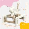 Sturdy Rocking Horse Toy for Indoor Play with Smooth HDPE Construction and Rounded Safety Edges view 2