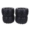 4PCS 125MM 1/10 Tire Rubber Rocks Tyres 12mm Wheel Hex view 2