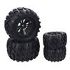 4PCS 125MM 1/10 Tire Rubber Rocks Tyres 12mm Wheel Hex view 4