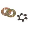 CNC Brake Pad Set With Brake Disc Set 85201 Orange Compatible With RC Car Parts 1 5 Scale Models 85201 view 2