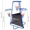 Activejoy- 4 Hoop Basketball Set - Toddler Basketball Hoop Indoor - Outdoor Play Preschool - +3 Years Old Toy. Includes 2 Balls and air Pump view 2