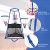Activejoy- 4 Hoop Basketball Set - Toddler Basketball Hoop Indoor - Outdoor Play Preschool - +3 Years Old Toy. Includes 2 Balls and air Pump view 3