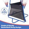Activejoy- 4 Hoop Basketball Set - Toddler Basketball Hoop Indoor - Outdoor Play Preschool - +3 Years Old Toy. Includes 2 Balls and air Pump view 4