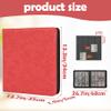 Trading Card Binder, 12 Pockets Trading Card Binder Ringless Side Loading Trading Card Album Folder for TCG,MTG,Sports Cards(Red) view 2