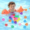 Ciieeo 100pcs Creative Ocean Balls Star-Shaped and Heart-Shaped Pool Balls for Kids Colorful Playrooms Parties view 2