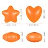 Ciieeo 100pcs Creative Ocean Balls Star-Shaped and Heart-Shaped Pool Balls for Kids Colorful Playrooms Parties view 3