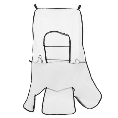Hohopeti Universal Stroller Rain Cover, Windproof Pram Cover Eva Zipper and Window, Waterproof Protective Shield for Travel and Outdoor Use