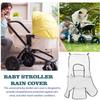 Hohopeti Universal Stroller Rain Cover, Windproof Pram Cover Eva Zipper and Window, Waterproof Protective Shield for Travel and Outdoor Use view 3