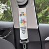 2Pack Autism Belt Covers, Car Seat Belt Covers, Sensory Friendly Design for Special Needs People, Autism Support Gift for Family Travel view 4