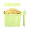 Instant Noodle Cup Holder - 19x15x5cm No-WashImmersion Cupwith Lid | Versatile Cat Ear Noodle Bowl With Drainage, Fork Storage And Handle For College Dorm Apartment Kitchen Kids view 1
