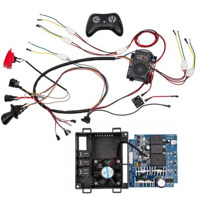 24 Volt DIY Wires Harness Conversion Kit for Kid's Ride On Toys Car,2.4G Set of Wire Harness Switch Control Box for Power Wheel Upgrade Replacement Parts