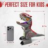 GeeKiPrime Dinosaur Toys for Kids 3-5, Manual Mist Spray Dinosaurs for Kids 2-4, T-Rex Dinosaur with Roar & Lights, Interactive Dino Toy Boys Girls Birthday Gift view 2
