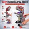 GeeKiPrime Dinosaur Toys for Kids 3-5, Manual Mist Spray Dinosaurs for Kids 2-4, T-Rex Dinosaur with Roar & Lights, Interactive Dino Toy Boys Girls Birthday Gift view 4