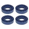 TengXiCLP 4Pcs 1.9in RC Car Tire Silicone Insert, Enhanced Grip Elastic Wheel Tire Insert for 1/10 RC Crawler Car, Rhombus Design Inner Filler for Off Road Stability (Blue) view 3
